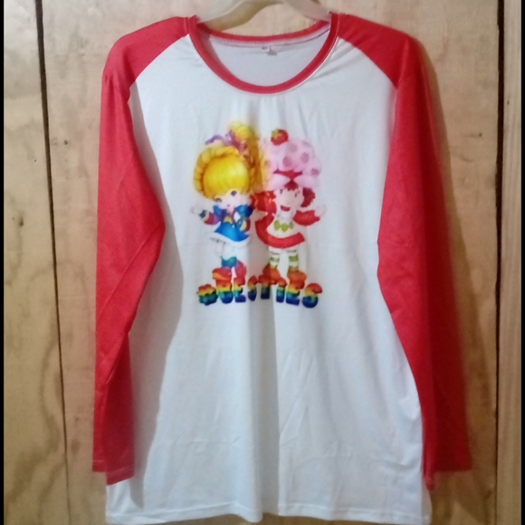 🍓Strawberry Shortcake and 🌈Rainbow Brite Top🌟 - Picture 2 of 8